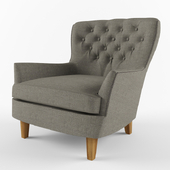 Pottery Barn CARDIFF TUFTED UPHOLSTERED ARMCHAIR