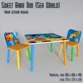 A set of children&#39;s furniture Sweet Baby Duo (Sea World)