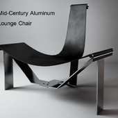 Mid-Century Aluminum Lounge Chair