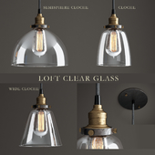 Lamps series &quot;Loft Clear Glass&quot;