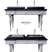 BISAZZA Wash basin Bagno 04 Serie Organico, luxury design retangular washbasin