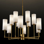 GRAMERCY HOME - CLARENCE CHANDELIER CH074-12-BRS