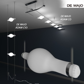 Lamps De Majo ADAM CV3 and ADAM CO