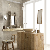 Furniture with the decor for bathrooms