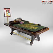 Casino roulette table (Abbiati)