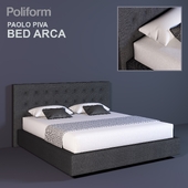 Poliform bed "ARCA" by Paolo Piva