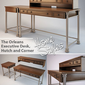 The Orleans Executive Desk, Hutch and Corner - рабочий стол