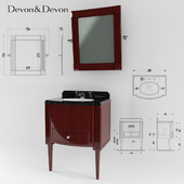 Devon &amp; Devon mirror and furniture for bathrooms