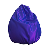 Bag chair (chair-pear) blue.