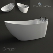 Acrylic bathtub Favenitia Ginger