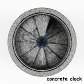 Декор "Concrete clock"