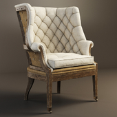 RESTORATION HARDWARE - Deconstructed 19th C. English Wing Chair