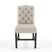 Bright Home Cesar Tufted Beige Linen Dining Chair