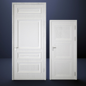 Классические межкомнатные двери, дверь с фрамугой