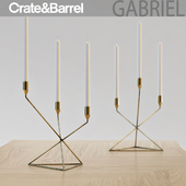 Crate &amp; barrel Gabriel Candle Holder