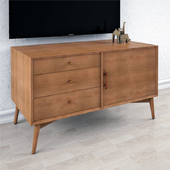 Mid-Century Media Console - Small