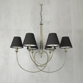 Chelsom Naples Pendant Lamp - Black with Silver