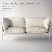 Cloud Italian and Danish sofa