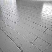 White Painted wood floor - MultiTexture