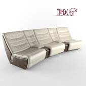 Эркерный диван для домашнего кинотеатра Диана (фабрика ТРИЭС)