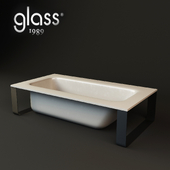 glass 1989 concrete bath