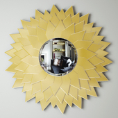 Mirror Sunflower Round Ø120cm