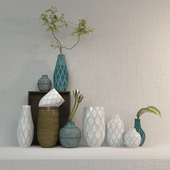 Linework Vases - Honeycomb west elm
