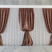 Curtains in the Empire style
