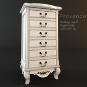 Chest-style Provence 6 drawers