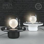 Hats by deFORM table
