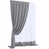 Curtain with Sheer