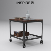 INSPIRE Q Nelson Rectangle Industrial Modern Rustic End Table