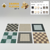 Historical tile Zahna Set 4