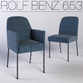 Armchair and chair ROLF BENZ 653