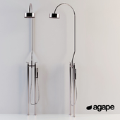 agape Fez floor standing shower tap