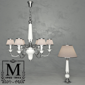 Set Mariner - a chandelier and table lamp