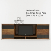 Шкаф LucianoZonta для ТВ, книг