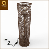 Varaluz / Lit-Mesh Test 22.25" H Table Lamp with Drum Shade