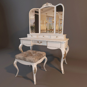 Dressing table and poof GRAN GUARDIA