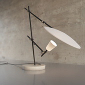 Crescent table lamp, Lewis Yee