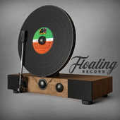 Floating Record Vertical Turntable /Проигрыватель