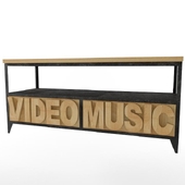 VIDEO &amp; MUSIC TV cabinet Loft Art