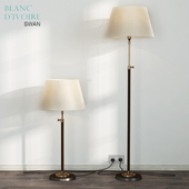 Blanc Divoire SWAN lamp, 2 versions