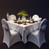 Table appointments Hermes style / Tableware style Hermes