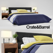 Crate &amp; Barrel Tate King Bed