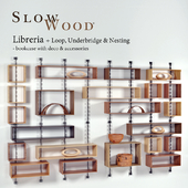 SlowWood Libreria bookcase with deco