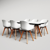 BoConcept Adelaide, chair and table