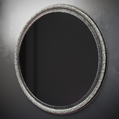 Round Mirror (baguette art.BR 1034-BK)