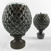 Candlestick in the form of decorative cones