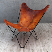 Leather chair butterfly Loftdesigne Model 083